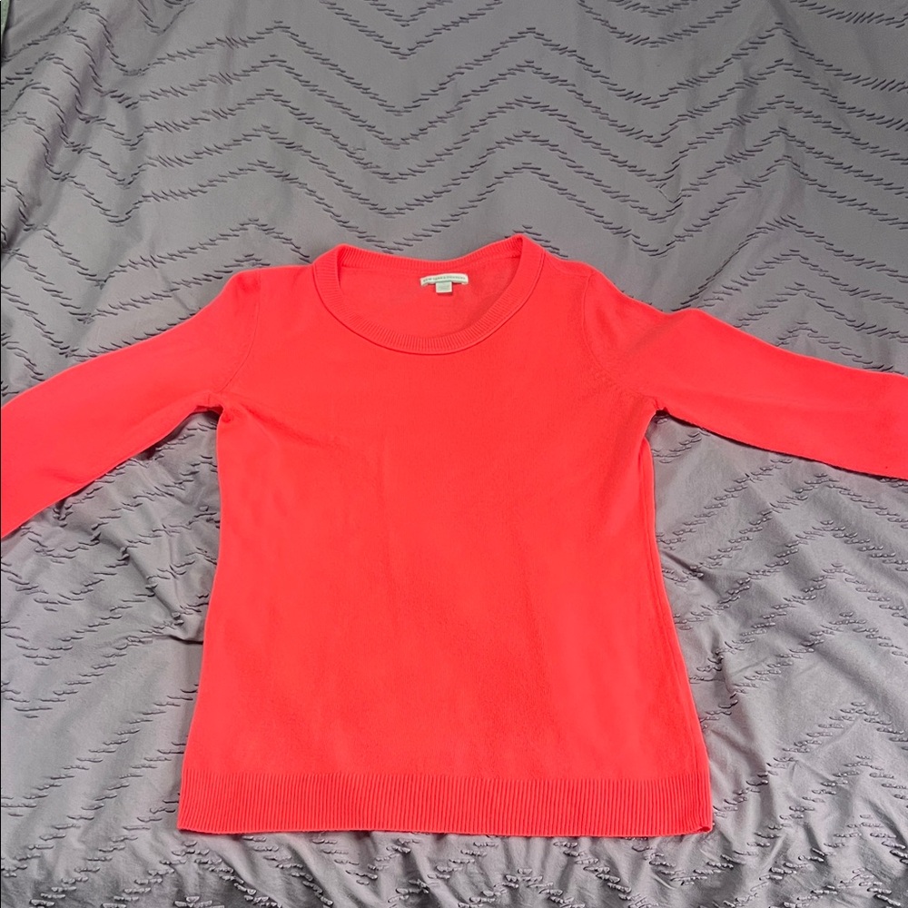 New York & Company Coral Crew Neck Sweater